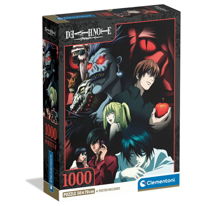 CLEMENTONI Puzzle Death Note 1000 Piezas 70x50cm Poster Incluido
