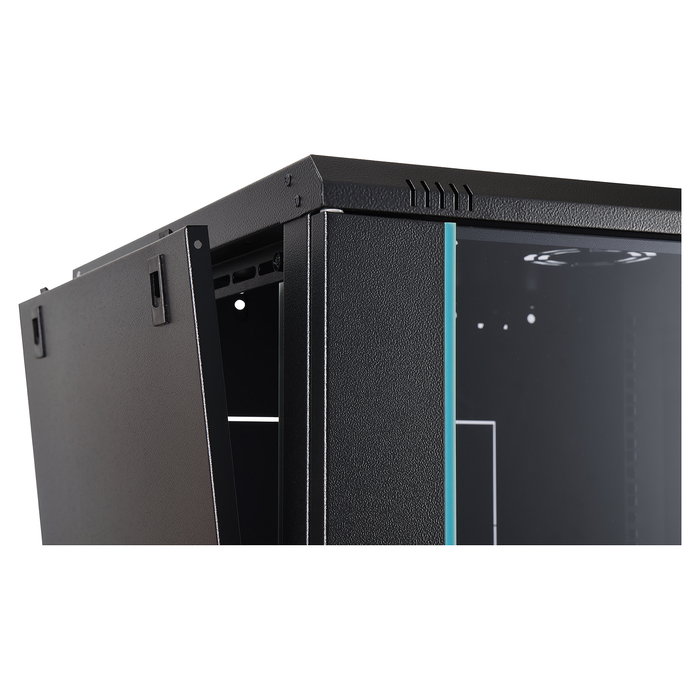 Digitus Caja Mural Bastidor de Pared Dynamic-N Serie 12U, 600x600 mm (Ancho x Profundidad), Bloqueo, Gestión Cables, Sin Montar