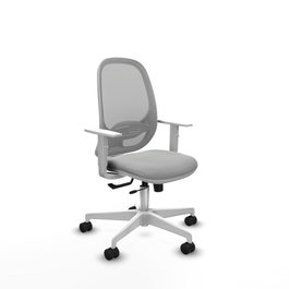PIQUERAS Y CRESPO Silla de oficina Cilanco Gris con mecanismo Sincro/Traslack