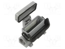ILME Carcasa para conectores HDC tamaño 66.16 con pestillo M25
