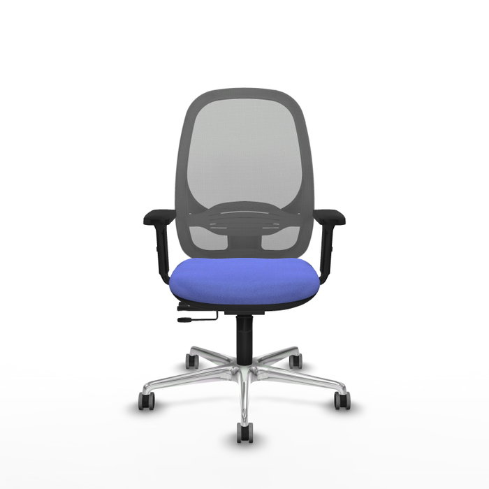 PIQUERAS Y CRESPO Silla de oficina Cilanco con mecanismo Sincro/Traslack, Azul claro y Gris PIQUERAS Y CRESPO Silla de oficina Cilanco con mecanismo Sincro/Traslack, Azul claro y Gris