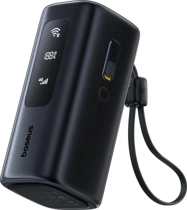 Baseus EnerGeek GX11 MiFi Power Bank 20000mAh 67W Cosmic Black