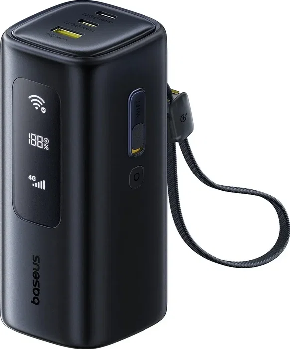 Baseus EnerGeek GX11 MiFi Power Bank 20000mAh 67W Cosmic Black