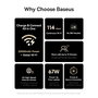 Baseus EnerGeek GX11 MiFi Power Bank 20000mAh 67W Cosmic Black