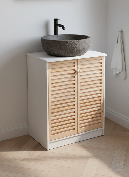 Inde Mueble Lavabo con Puerta Moblekit - Mueble de Baño