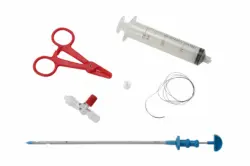 Kruuse Trokar y Catéter de Drenaje Estéril 12Fg para Cavidad Torácica