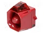 EATON ELECTRIC Señalizador Luminosa y Sonora Asserta Midi Rojo 230VAC