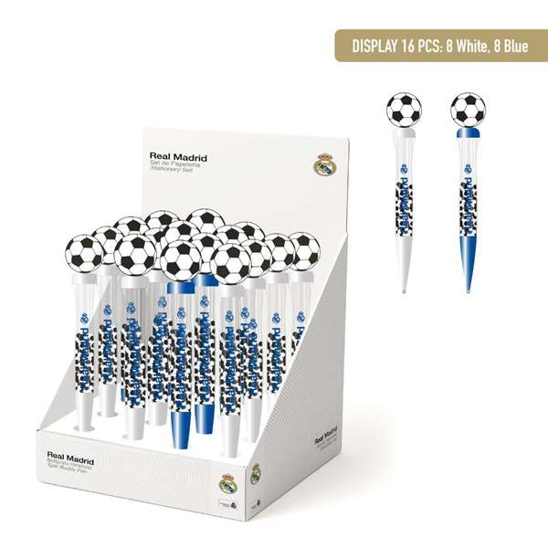 Cerdá Bolígrafo Giratorio Real Madrid Diseño 1-Diseño 2 Cerdá Bolígrafo Giratorio Real Madrid Diseño 1-Diseño 2