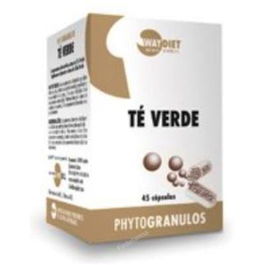 WAYDIET NATURAL PRODUCTS Té Verde Phytogranulos 45 Cápsulas Propiedades Antioxidantes