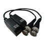 Hikvision Pareja de baluns para cable Cat5 o Cat6, alcance máximo 200m, 150m (PoC)