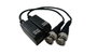 Hikvision Pareja de baluns para cable Cat5 o Cat6, alcance máximo 200m, 150m (PoC)