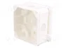 ELEKTRO-PLAST NASIELSK Caja de conexiones IP55 de 98x98x46mm Blanca