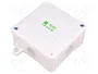ELEKTRO-PLAST NASIELSK Caja de conexiones IP55 de 98x98x46mm Blanca