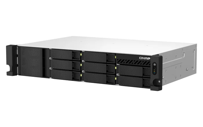 QNAP TS-864EU-RP-8G NAS Rack 2U para Empresas con Procesador Intel Celeron N5095, 8 GB DDR4, 8 Bahías para HDD/SSD, 2x 2.5GbE, QTS 5.0