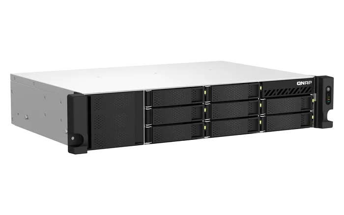 QNAP TS-864EU-RP-8G NAS Rack 2U para Empresas con Procesador Intel Celeron N5095, 8 GB DDR4, 8 Bahías para HDD/SSD, 2x 2.5GbE, QTS 5.0