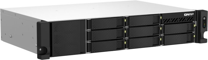 QNAP TS-864eU-RP-8G NAS de 8 bahías, Bastidor 2U, Intel Celeron N5095, 8 GB RAM