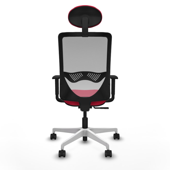 PIQUERAS Y CRESPO Silla de oficina Zulema Rojo/Gris PIQUERAS Y CRESPO Silla de oficina Zulema Rojo/Gris