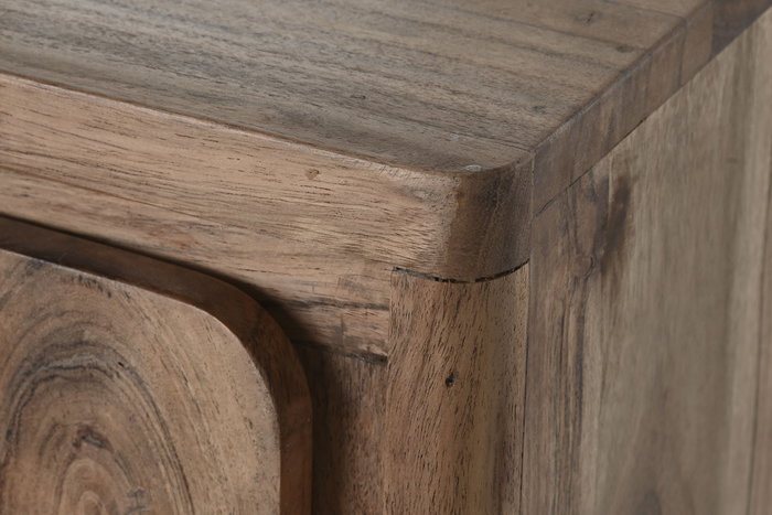 DKD Home Decor Buffet de Acacia Marrón Claro 175x40x81 cm DKD Home Decor Buffet de Acacia Marrón Claro 175x40x81 cm