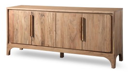 DKD Home Decor Buffet de Acacia Marrón Claro 175x40x81 cm