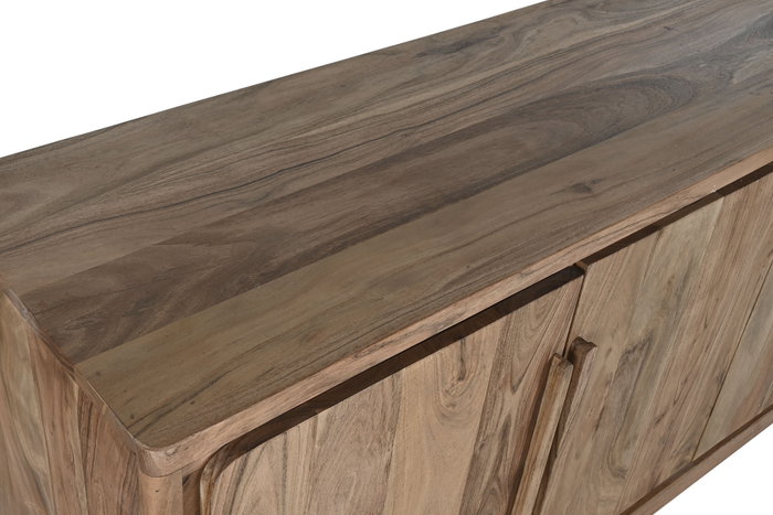 DKD Home Decor Buffet de Acacia Marrón Claro 175x40x81 cm DKD Home Decor Buffet de Acacia Marrón Claro 175x40x81 cm