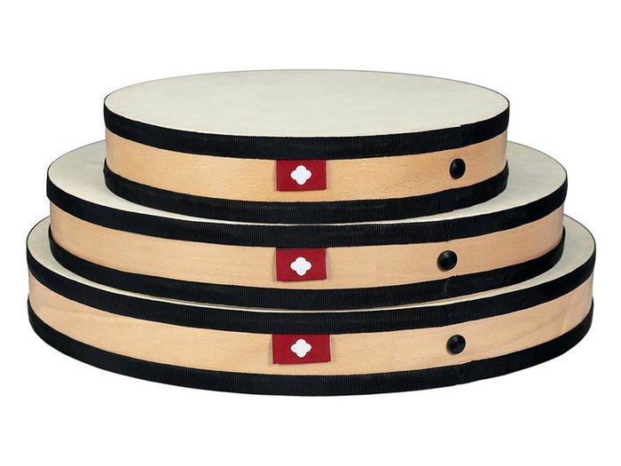 Sela Ocean Drum de 40 cm con Marco de Madera Natural Sela Ocean Drum de 40 cm con Marco de Madera Natural