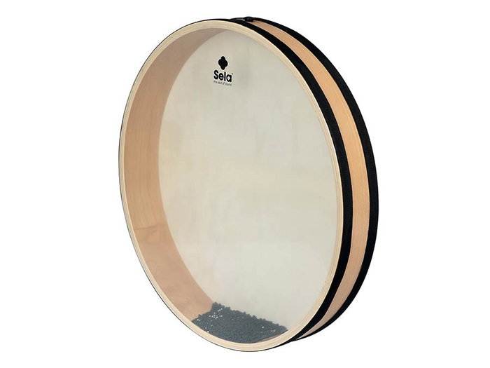 Sela Ocean Drum de 40 cm con Marco de Madera Natural Sela Ocean Drum de 40 cm con Marco de Madera Natural