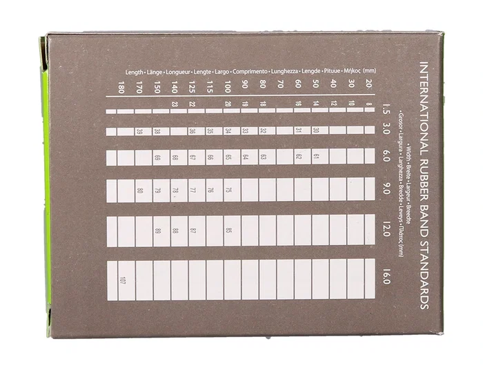 Q-connect Gomillas elásticas 100 gr 100x3 mm número 34