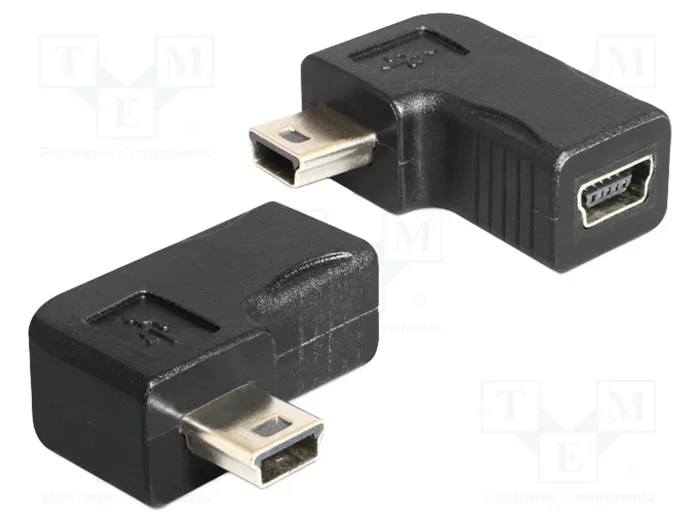 DeLOCK 65448 Adaptador USB-B mini 5 Pin con ángulo de 90° DeLOCK 65448 Adaptador USB-B mini 5 Pin con ángulo de 90°