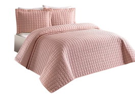 L'essentiel linge de maison Colcha Doble 250x260 cm 100% Algodón Color Polvo