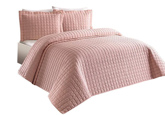 L'essentiel linge de maison Colcha Doble 250x260 cm 100% Algodón Color Polvo L'essentiel linge de maison Colcha Doble 250x260 cm 100% Algodón Color Polvo
