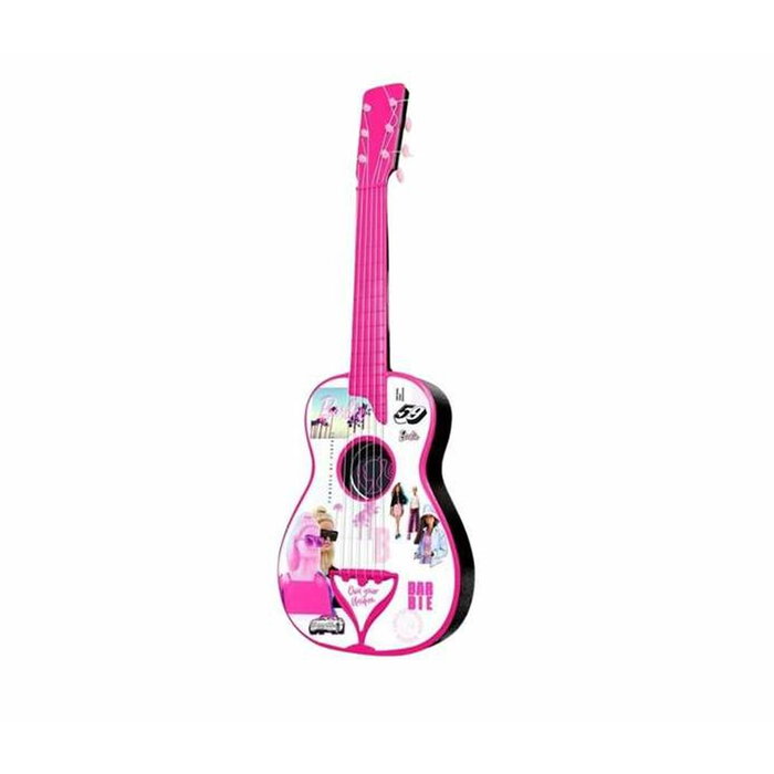 Reig Guitarra de Plástico Barbie con 4 Cuerdas y Estuche