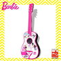 Reig Guitarra Plástico Estuche 4 Cuerdas Barbie Juguete Musical Niña 3+ Años