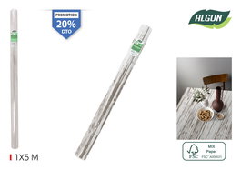 Algon Rollo Mantel Wood Con Mandril 1 x 5 m (16 Unidades)