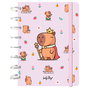 LOVELY STORY Cuaderno A5 Majesty Capibara 100 Hojas Cuadriculadas