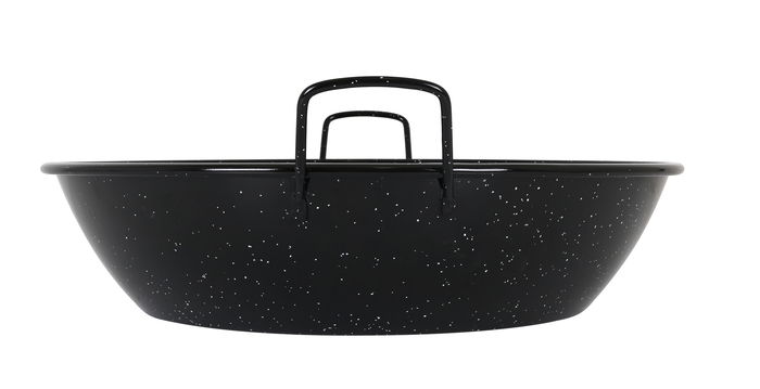 La Estrella Paellera Honda Bordonada 55 cm 25 Litros Jaspeada (4 Unidades)