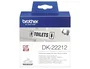 Brother DK-22212 Cinta Continua de Película Plástica Blanca 62mm x 15,24m