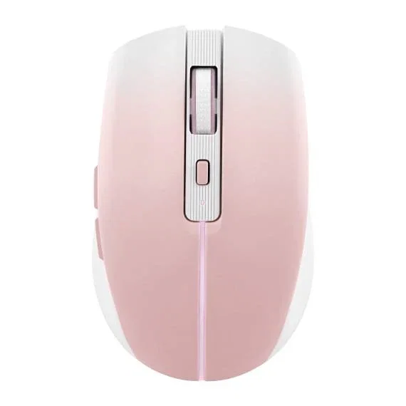 TNB Gradient Ratón Inalámbrico Recargable Dual Connect Rosa y Blanco