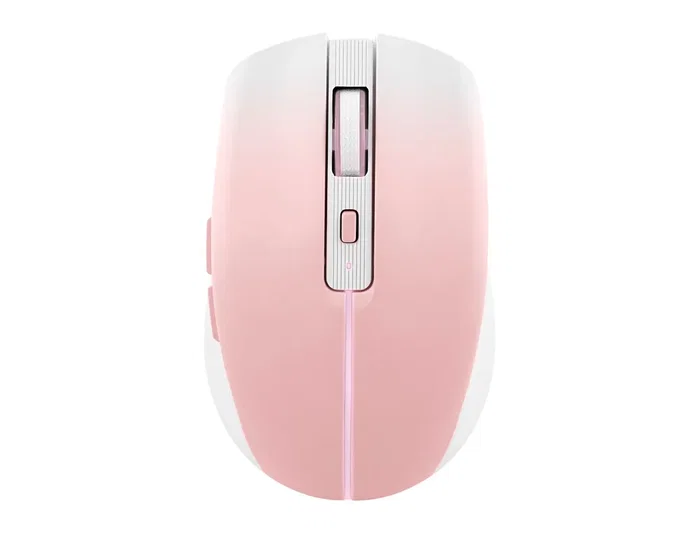 TNB Gradient Ratón Inalámbrico Recargable Dual Connect Rosa y Blanco