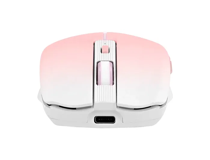 TNB Gradient Ratón Inalámbrico Recargable Dual Connect Rosa y Blanco