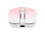 TNB Gradient Ratón Inalámbrico Recargable Dual Connect Rosa y Blanco