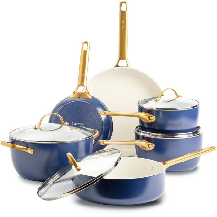 GreenPan Padova Reserve Set de Ollas y Sartenes de 6 Piezas, Azul GreenPan Padova Reserve Set de Ollas y Sartenes de 6 Piezas, Azul