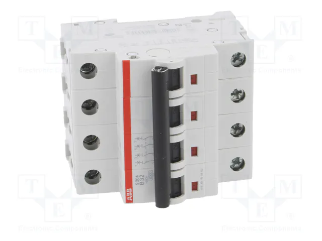 ABB Interruptor magnetotérmico S200 4 polos 32A 6kA