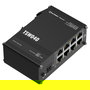 Teltonika Switch Industrial TSW040 8 Puertos Fast Ethernet 10/100, PoE+ (802.3at), No Administrado, 240W, Aluminio, para Condiciones Extremas (-40 a 75°C)
