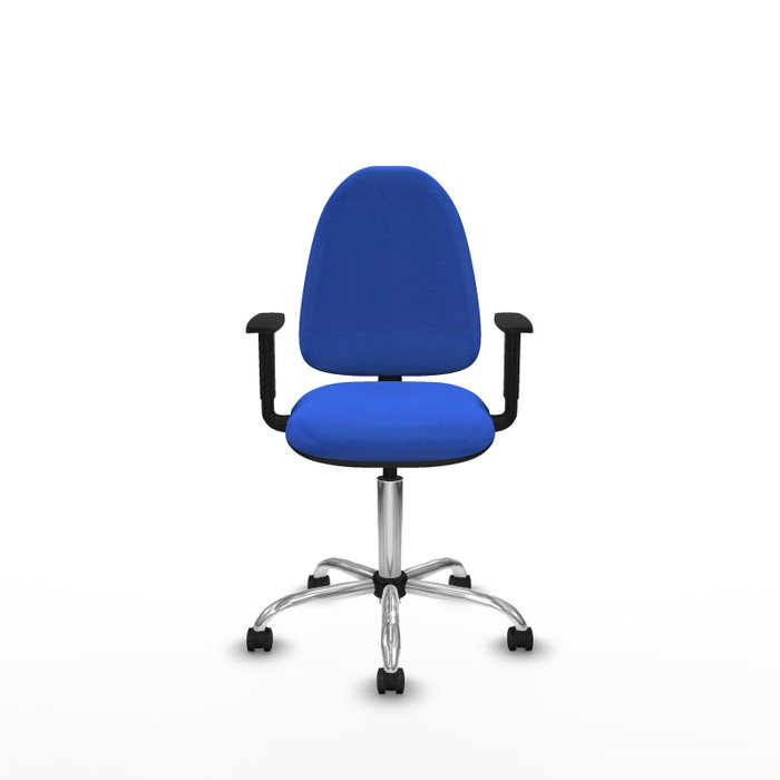 PIQUERAS Y CRESPO Silla de oficina Aýna Azul con Brazos 1D