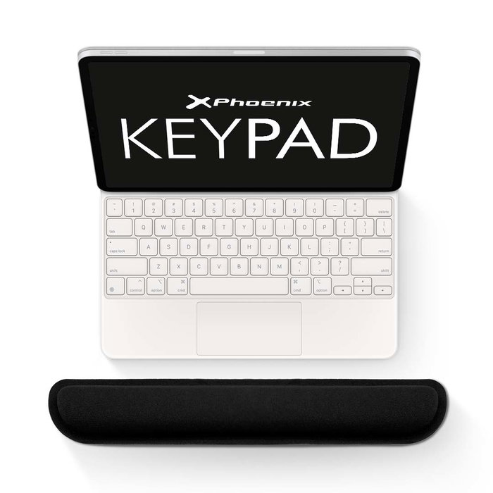 Phoenix Technologies KeyPad - Reposamuñecas Ergonómico para Teclado, Espuma de Alta Densidad y Gel, Base Antideslizante, para Oficina, Gaming y Teletrabajo Phoenix Technologies KeyPad - Reposamuñecas Ergonómico para Teclado, Espuma de Alta Densidad y Gel, Base Antideslizante, para Oficina, Gaming y Teletrabajo
