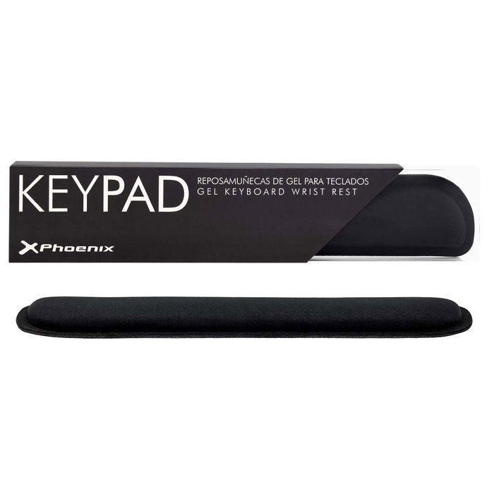 Phoenix Technologies KeyPad - Reposamuñecas Ergonómico para Teclado, Espuma de Alta Densidad y Gel, Base Antideslizante, para Oficina, Gaming y Teletrabajo Phoenix Technologies KeyPad - Reposamuñecas Ergonómico para Teclado, Espuma de Alta Densidad y Gel, Base Antideslizante, para Oficina, Gaming y Teletrabajo