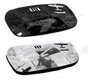 DKD Home Decor Funda de Gafas PU y Metal Colección Aviación Surtido de 3