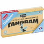 Jeujura Juego de tangram de madera - Caja de madera