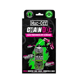 Muc-Off Chain Doc Kit Limpiador de Cadena de Bicicleta con Bio Cleaner, Cepillos Rotativos