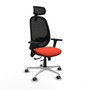 PIQUERAS Y CRESPO Silla de oficina Cilanco Naranja oscuro/Negro